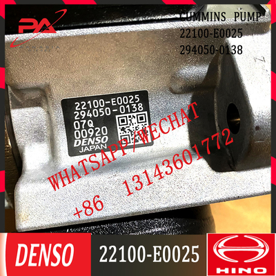 Hino J08E 22100-E0025 22100E0025 के लिए वास्तविक उच्च दबाव ईंधन पंप 294050-0138