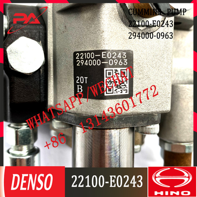 22100-E0243 डीजल ईंधन इंजेक्टर पंप 294000-0963 HINO 2940000963 के लिए