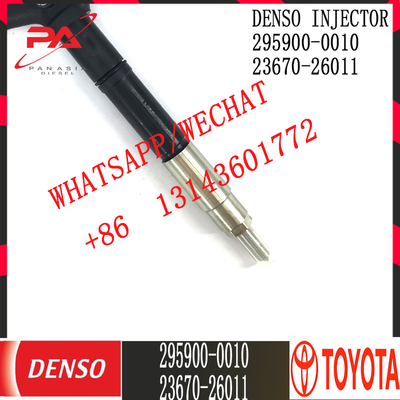 टोयोटा के लिए DENSO डीजल आम रेल इंजेक्टर 295900-0010 23670-26011