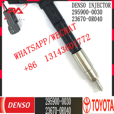टोयोटा 23670-0R040 . के लिए DENSO डीजल कॉमन रेल इंजेक्टर 295900-0030