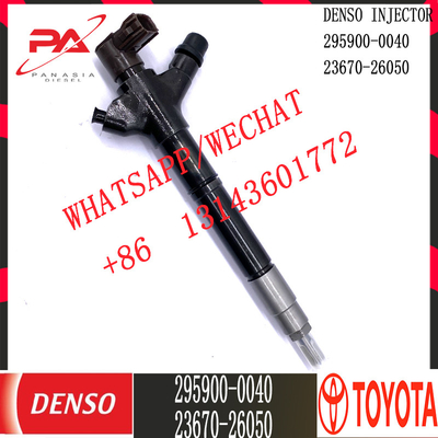 टोयोटा 23670-26050 . के लिए डेंसो डीजल कॉमन रेल इंजेक्टर 295900-0040