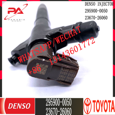 टोयोटा 23670-26060 . के लिए डेंसो डीजल कॉमन रेल इंजेक्टर 295900-0050
