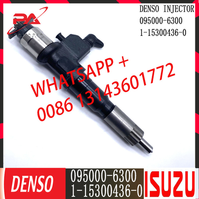 ISUZU 1-15300436-0 . के लिए DENSO डीजल कॉमन रेल इंजेक्टर 095000-6300