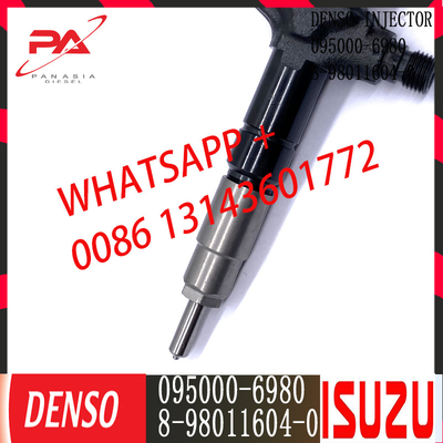 ISUZU 8-98011604-0 . के लिए DENSO डीजल कॉमन रेल इंजेक्टर 095000-6980