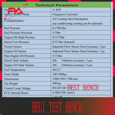 ISO9001 JZ805 Heui कॉमन रेल डीजल टेस्ट बेंच
