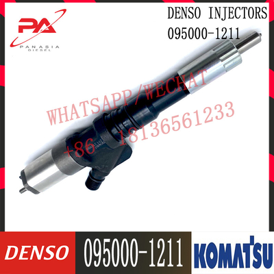 कोमात्सु SA6D125E PC400-7 PC450-7 के लिए 095000-1211 डीजल ईंधन इंजेक्टर 6156-11-3300