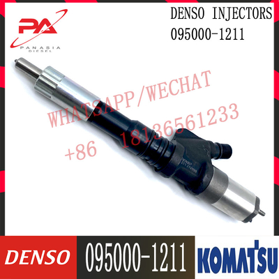 कोमात्सु SA6D125E PC400-7 PC450-7 के लिए 095000-1211 डीजल ईंधन इंजेक्टर 6156-11-3300